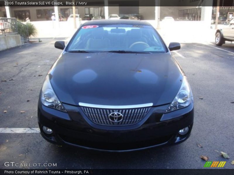Black / Ivory 2006 Toyota Solara SLE V6 Coupe