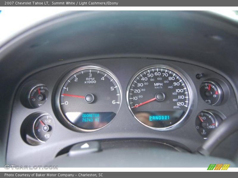 Summit White / Light Cashmere/Ebony 2007 Chevrolet Tahoe LT