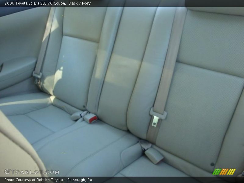 Black / Ivory 2006 Toyota Solara SLE V6 Coupe