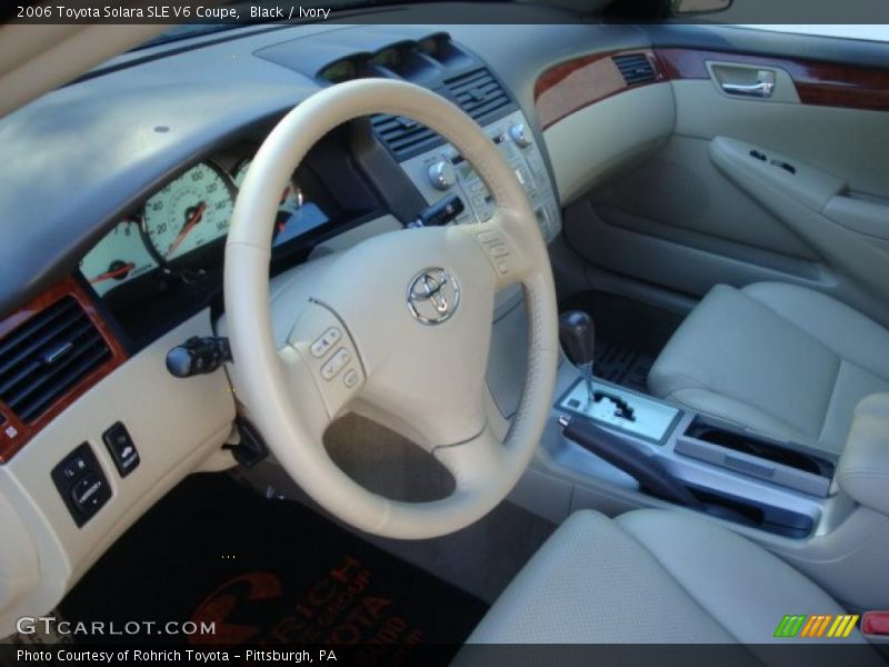 Dashboard of 2006 Solara SLE V6 Coupe