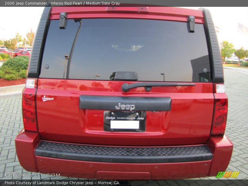 Inferno Red Pearl / Medium Slate Gray 2006 Jeep Commander
