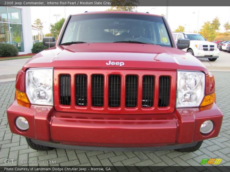 Inferno Red Pearl / Medium Slate Gray 2006 Jeep Commander