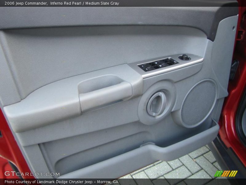 Inferno Red Pearl / Medium Slate Gray 2006 Jeep Commander