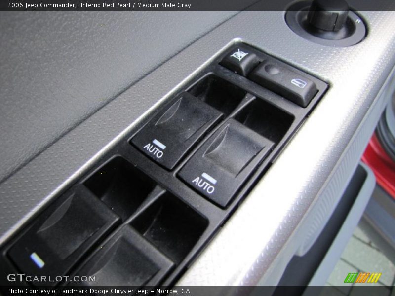 Inferno Red Pearl / Medium Slate Gray 2006 Jeep Commander