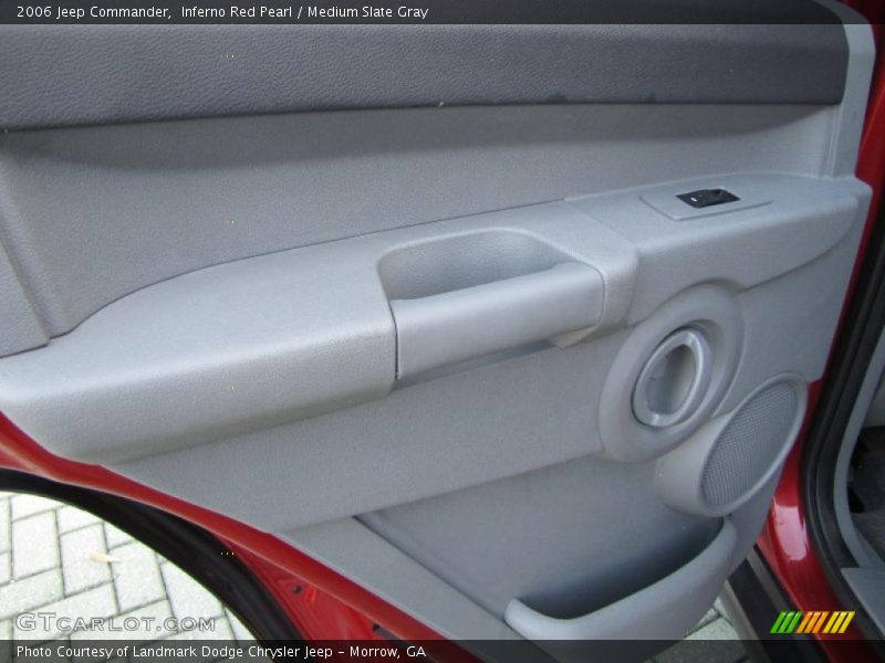 Inferno Red Pearl / Medium Slate Gray 2006 Jeep Commander