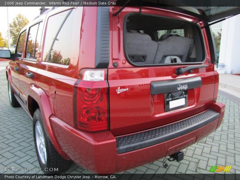 Inferno Red Pearl / Medium Slate Gray 2006 Jeep Commander