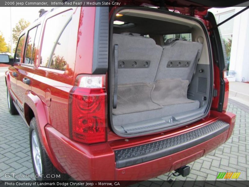Inferno Red Pearl / Medium Slate Gray 2006 Jeep Commander
