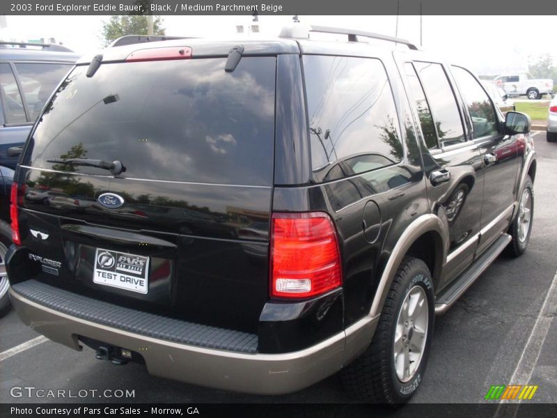 Black / Medium Parchment Beige 2003 Ford Explorer Eddie Bauer