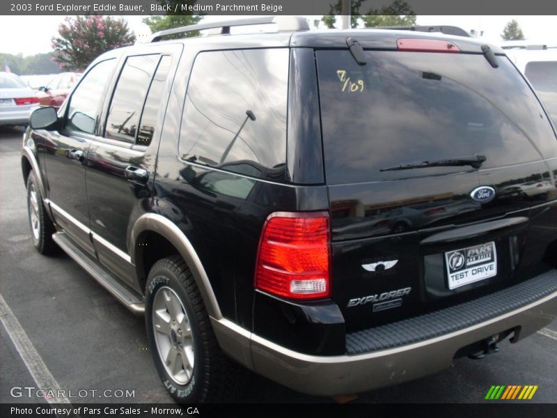 Black / Medium Parchment Beige 2003 Ford Explorer Eddie Bauer