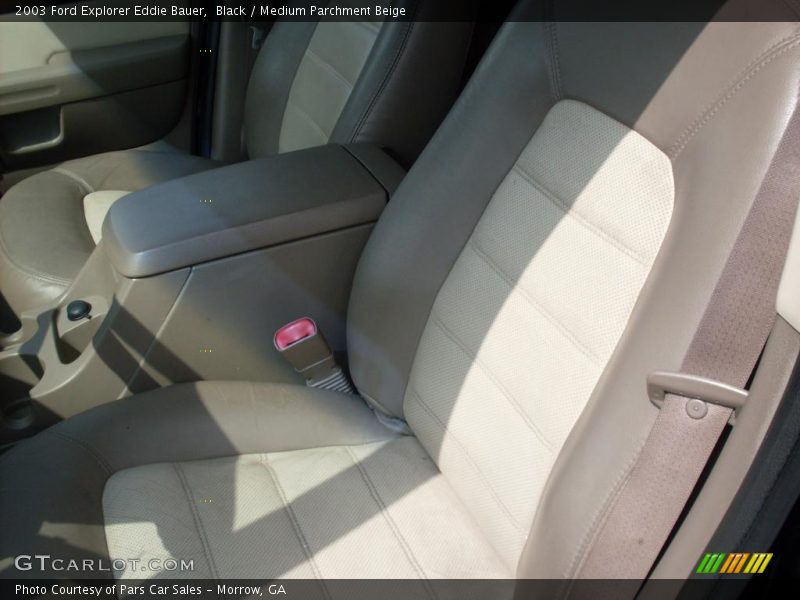 Black / Medium Parchment Beige 2003 Ford Explorer Eddie Bauer