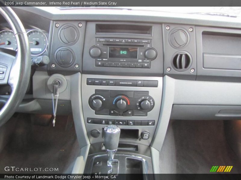 Inferno Red Pearl / Medium Slate Gray 2006 Jeep Commander