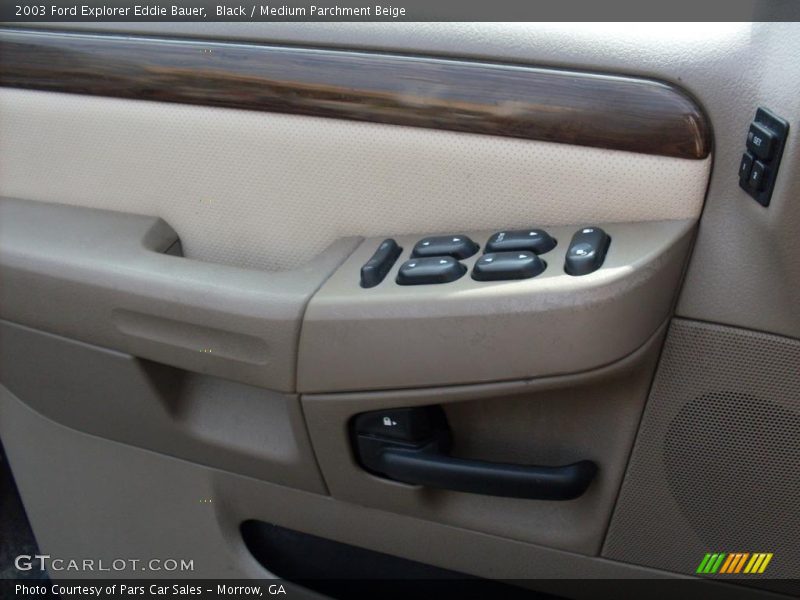 Black / Medium Parchment Beige 2003 Ford Explorer Eddie Bauer