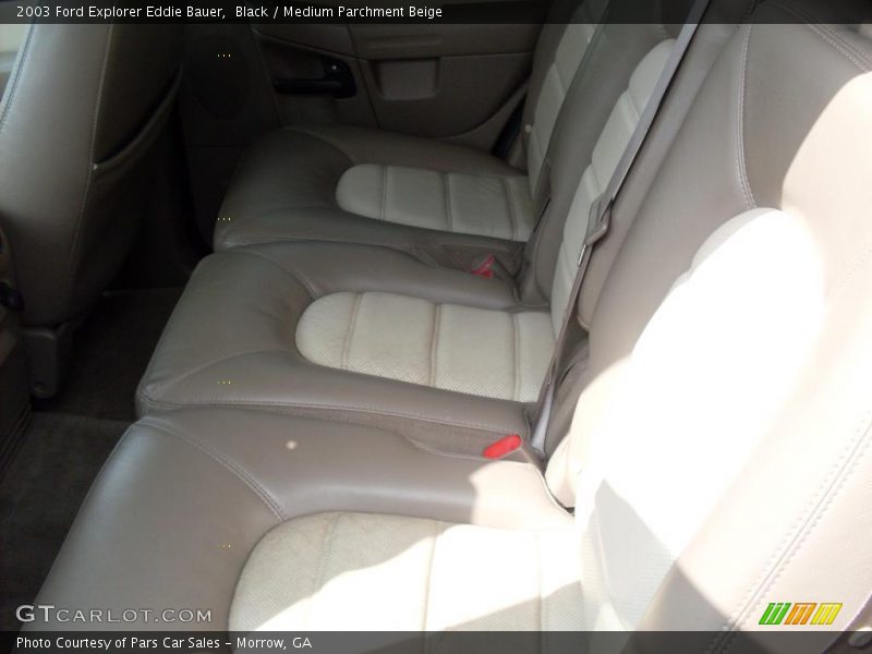 Black / Medium Parchment Beige 2003 Ford Explorer Eddie Bauer