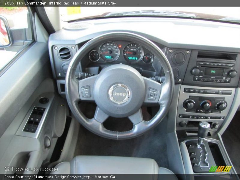 Inferno Red Pearl / Medium Slate Gray 2006 Jeep Commander