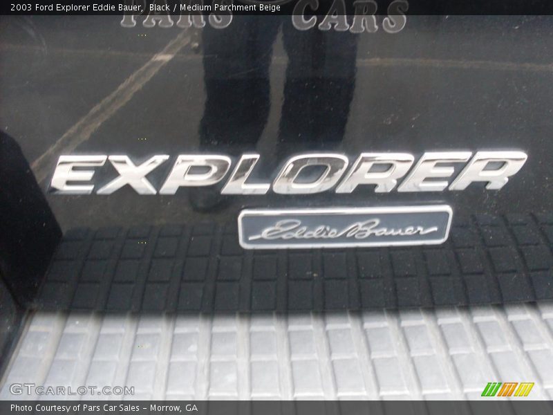 Black / Medium Parchment Beige 2003 Ford Explorer Eddie Bauer