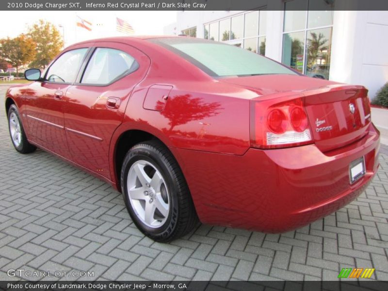 Inferno Red Crystal Pearl / Dark Slate Gray 2010 Dodge Charger SXT