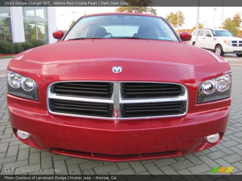 Inferno Red Crystal Pearl / Dark Slate Gray 2010 Dodge Charger SXT