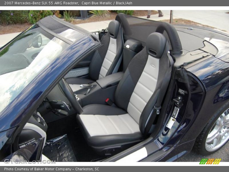  2007 SLK 55 AMG Roadster Black/Ash Interior