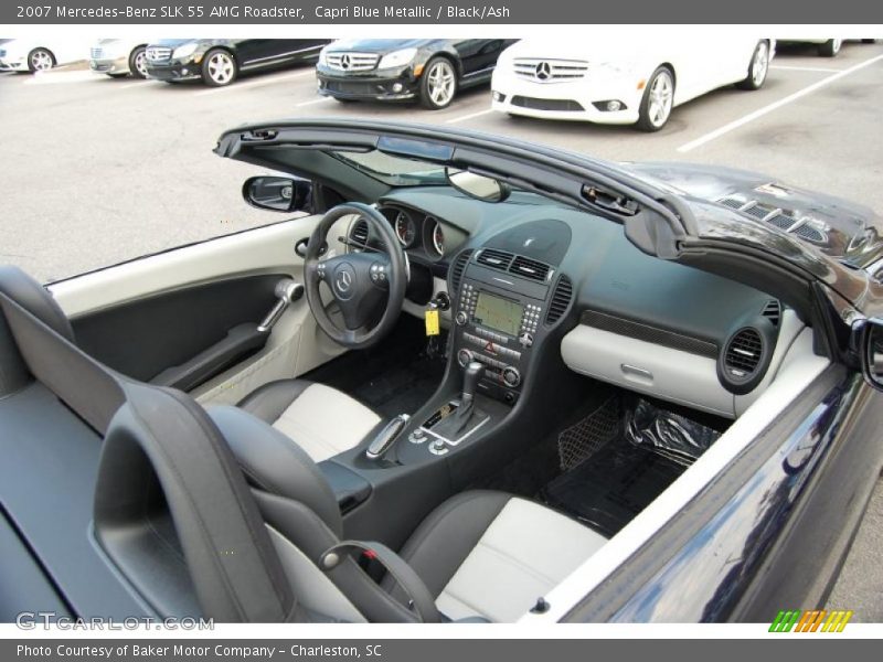  2007 SLK 55 AMG Roadster Black/Ash Interior