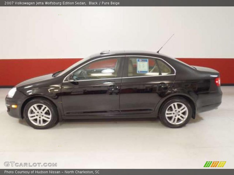 Black / Pure Beige 2007 Volkswagen Jetta Wolfsburg Edition Sedan