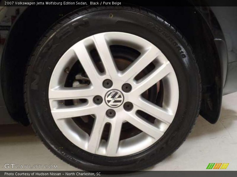 Black / Pure Beige 2007 Volkswagen Jetta Wolfsburg Edition Sedan