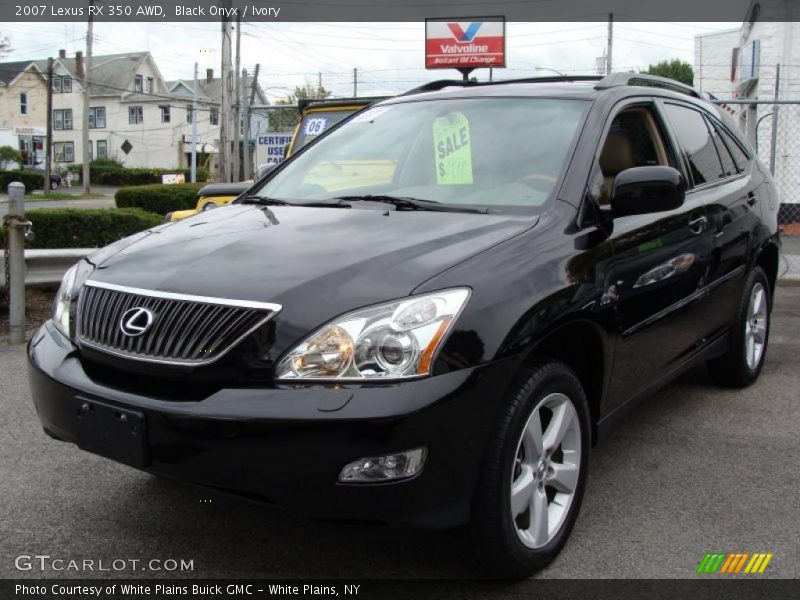 Black Onyx / Ivory 2007 Lexus RX 350 AWD