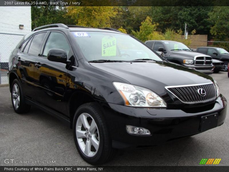 Black Onyx / Ivory 2007 Lexus RX 350 AWD