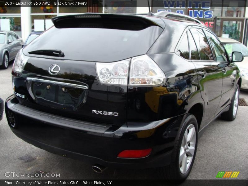Black Onyx / Ivory 2007 Lexus RX 350 AWD