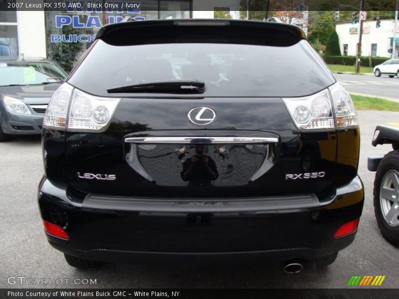 Black Onyx / Ivory 2007 Lexus RX 350 AWD