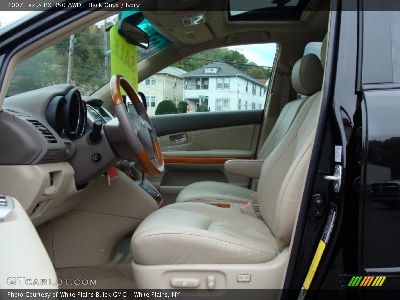 Black Onyx / Ivory 2007 Lexus RX 350 AWD