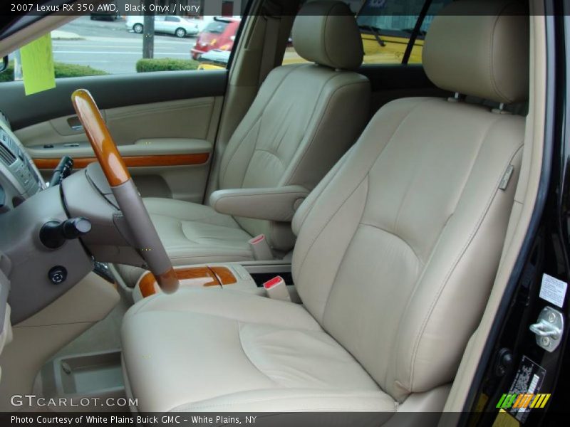 Black Onyx / Ivory 2007 Lexus RX 350 AWD