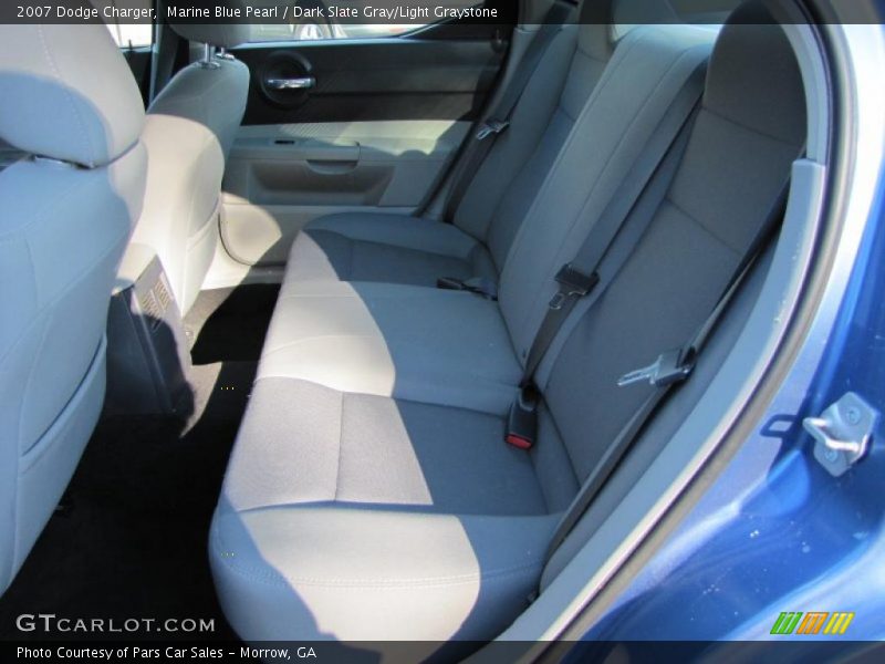 Marine Blue Pearl / Dark Slate Gray/Light Graystone 2007 Dodge Charger
