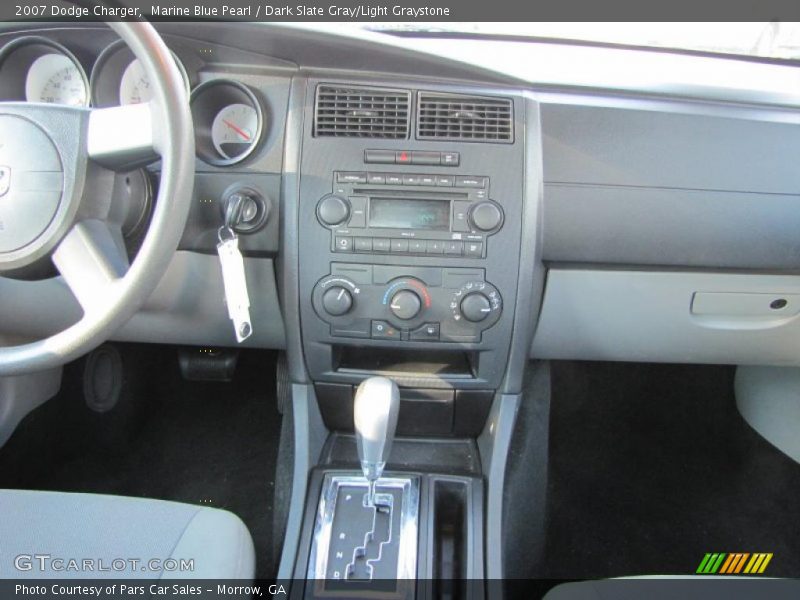 Marine Blue Pearl / Dark Slate Gray/Light Graystone 2007 Dodge Charger