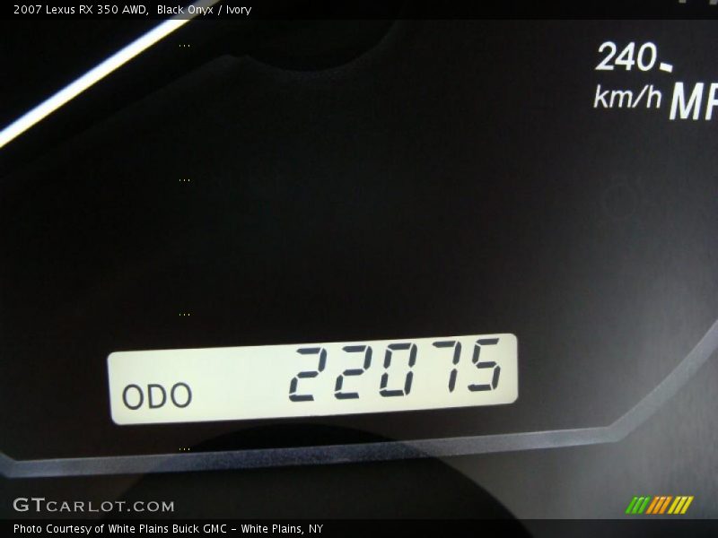 Black Onyx / Ivory 2007 Lexus RX 350 AWD