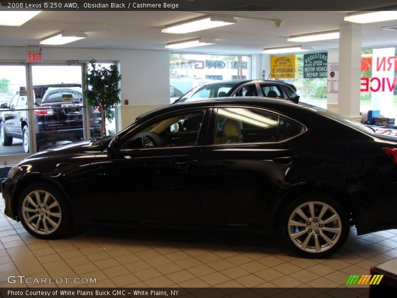 Obsidian Black / Cashmere Beige 2008 Lexus IS 250 AWD