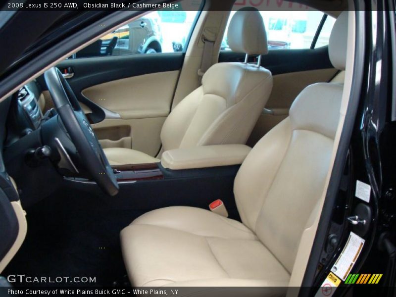 Obsidian Black / Cashmere Beige 2008 Lexus IS 250 AWD