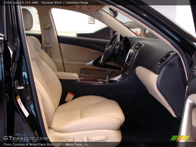 Obsidian Black / Cashmere Beige 2008 Lexus IS 250 AWD