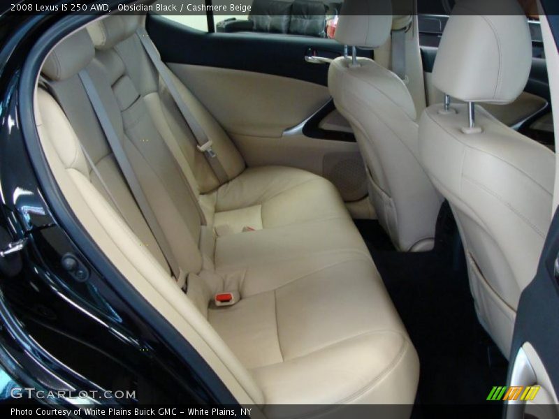 Obsidian Black / Cashmere Beige 2008 Lexus IS 250 AWD