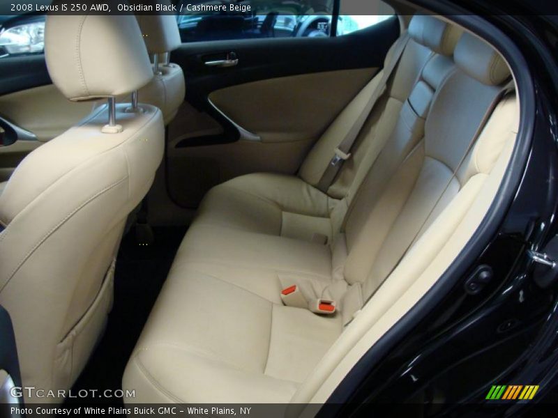 Obsidian Black / Cashmere Beige 2008 Lexus IS 250 AWD
