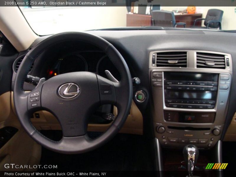 Obsidian Black / Cashmere Beige 2008 Lexus IS 250 AWD