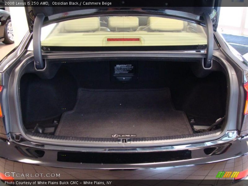 Obsidian Black / Cashmere Beige 2008 Lexus IS 250 AWD