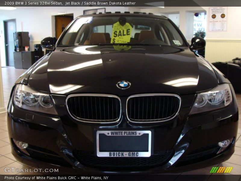 Jet Black / Saddle Brown Dakota Leather 2009 BMW 3 Series 328xi Sedan