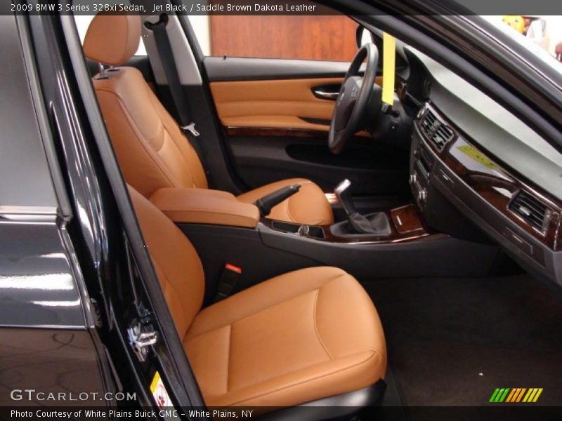 Jet Black / Saddle Brown Dakota Leather 2009 BMW 3 Series 328xi Sedan