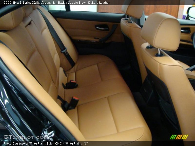 Jet Black / Saddle Brown Dakota Leather 2009 BMW 3 Series 328xi Sedan