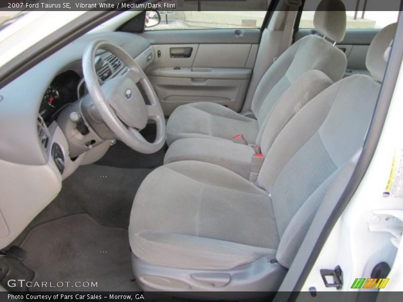 Vibrant White / Medium/Dark Flint 2007 Ford Taurus SE