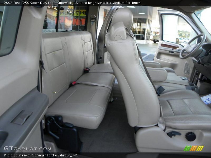  2002 F250 Super Duty Lariat SuperCab Medium Parchment Interior