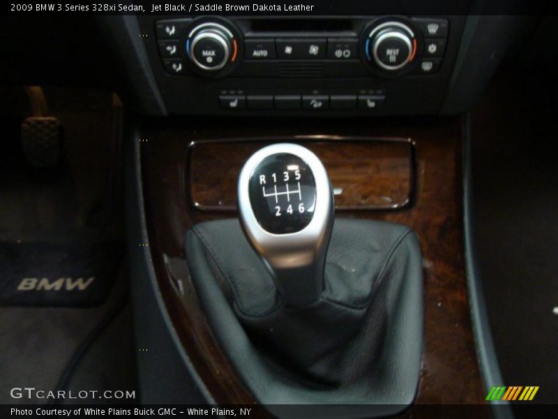 Jet Black / Saddle Brown Dakota Leather 2009 BMW 3 Series 328xi Sedan