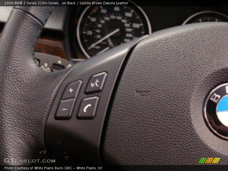 Jet Black / Saddle Brown Dakota Leather 2009 BMW 3 Series 328xi Sedan