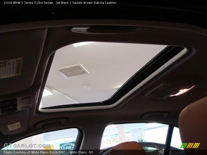 Jet Black / Saddle Brown Dakota Leather 2009 BMW 3 Series 328xi Sedan