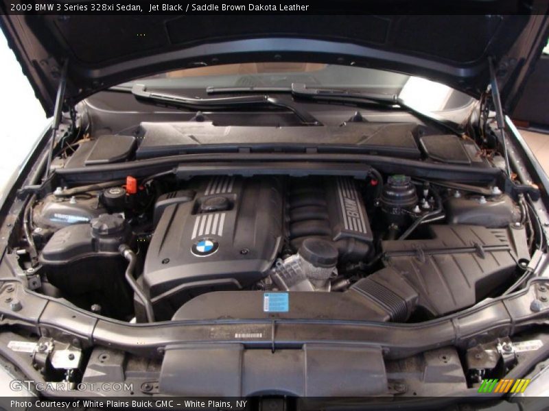 Jet Black / Saddle Brown Dakota Leather 2009 BMW 3 Series 328xi Sedan